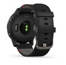 Спортивные часы Garmin Venu 2 Slate Stainless Steel Bezel with Black Case and Leather Band
