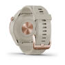 Часы для гольфа Garmin Approach S42 Rose Gold with Light Sand Band