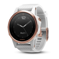 Garmin Fenix 5s Rose Goldtone Sapphire с белым ремешком