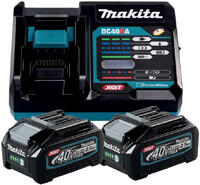 Інструментальний акумулятор та зарядний пристрій Makita Power Source-Kit 40V 191L76-1 (DC40RA + BL4025*2)