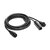 Кабель для эхолотов Humminbird 9 M360 2DDI Y MEGA 360 and 2D/MDI 7-Pin Y-Cable (720107-1)