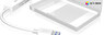 Кейс SSD RaidSonic Icy Box IB-AC6034-U3 2.5" SATA SSD/HDD to USB 3.0 adapter with an aluminium enclosure