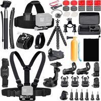 Koah 50-In-1 Action Camera Accessory Kit (Compatible with GoPro)