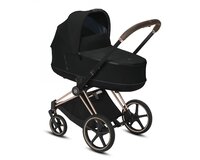 Коляска универсальная 2 в 1 Cybex Priam Lux 2020 Deep Black / Rose Gold