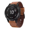 Кожаный ремешок для часов Garmin Fenix 3/5x/6x 26 Watch Bands Brown Leather