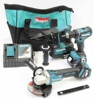 Набір електроінструменту Makita DLX3179TX1 Battery Combo Kit 18V (DDF485 + DHR171 + DGA511)