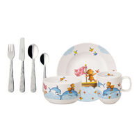 Набір посуду дитячий, 7 одиниць Villeroy&Boch New Happy as a Bear Set 1486648435