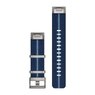 Нейлоновий ремінець для Garmin QuickFit™ 22 Watch Straps Striped Jacquard-weave Nylon Strap, Indigo