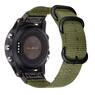 Нейлоновый ремешок для часов Garmin 26мм оливковый в один клик