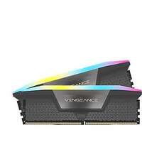 Пам'ять для настільних комп'ютерів Corsair 32 GB (2x16GB) DDR5 6000 MHz Vengeance RGB AMD EXPO (CMH32GX5M2E6000Z36)