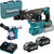 Перфоратор Makita HR008GM202 Combi hammer SDS-Plus with dust extraction 40V Max 4.0Ah Li-Ion in case