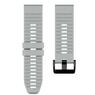 Ремешок 22мм для часов Garmin Fenix 5/6, MARQ, Quatix 5/6 и Forerunner 935/945 Bands Light Gray Silicone