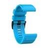 Ремешок 26мм для часов Garmin Fenix 5x/6x, Quatix 6x Bands Blue Silicone