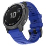Ремешок 26мм для часов Garmin Fenix 5x/6x, Quatix 6x Bands Dark Blue Silicone