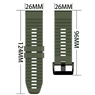 Ремешок 26мм для часов Garmin Fenix 5x/6x, Quatix 6x Bands Moss Green Silicone