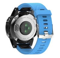 Ремешок на запястье для Garmin Fenix 5s/6s Watch Bands Blue Silicone