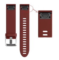 Ремешок на запястье для Garmin Fenix 5s/6s Watch Bands Red Silicone