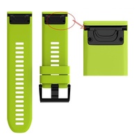 Ремешок на запястье для Garmin Fenix 5x/6x Watch Bands Green Silicone