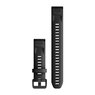 Ремешок на запястье для Garmin QuickFit 20 Watch Bands Black Silicone (Large)