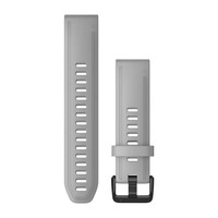 Ремешок на запястье для Garmin QuickFit™ 20 Watch Bands Powder Gray Silicone