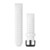 Ремешок на запястье для Garmin QuickFit™ 20 Watch Bands White Silicone with Black Hardware