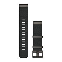 Ремешок на запястье для Garmin QuickFit™ 22 MARQ Watch Bands Jacquard-weave Nylon Strap – Heathered Black