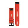 Ремешок на запястье для Garmin QuickFit™ 22 Watch Bands Flame Red Silicone