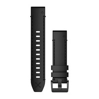 Ремешок на запястье для Garmin QuickFit™ 22 MARQ Watch Bands Genuine Horween Leather Strap - Black