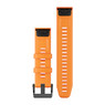 Ремешок на запястье для Garmin QuickFit™ 22 Watch Bands Solar Flare Orange Silicone