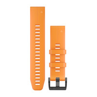 Ремешок на запястье для Garmin QuickFit™ 22 Watch Bands Solar Flare Orange Silicone