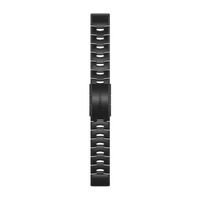 Ремешок на запястье для Garmin QuickFit™ 22 Watch Bands Vented Titanium Bracelet with Carbon Gray DLC Coating