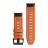 Ремешок на запястье для Garmin QuickFit™ 26 Watch Bands Ember Orange Silicone