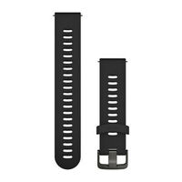 Ремешок на запястье для Garmin Venu Quick Release Bands (20 mm) Black with Slate Hardware