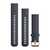 Ремешок на запястье для Garmin Vivoactive 3 Quick Release Bands Granite Blue/Rose-gold Silicone Band (20 mm) гранитный с золотым креплением (двухразмерный)