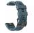 Ремешок QuickFit 22 Watch Bands Navy Blue Silicone для часов Garmin