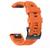 Ремешок QuickFit 22 Watch Bands Orange Silicone для часов Garmin
