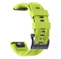 Ремешок QuickFit 26 Watch Bands Green Silicone для часов Garmin