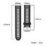 Ремінець для Garmin Forerunner 165 Quick Release Bands (20 mm) Black/Slate Gray