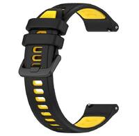 Ремінець для Garmin Forerunner 265s Quick Release Bands (18 mm) Black/Amp Yellow with Slate Hardware