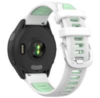 Ремінець для Garmin Forerunner 265s Quick Release Bands (18 mm) Whitestone/Neo Tropic with Silver Hardware
