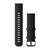 Ремінець для Garmin Quick Release Bands (22 mm) Black Leather with Brushed Slate Hardware