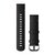 Ремінець для Garmin Quick Release Bands (22 mm) Black Leather with Slate Hardware
