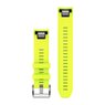 Силіконовий ремінець для Garmin QuickFit™ 22 Watch Straps Amp Yellow Silicone Strap