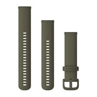 Ремінець до годинника Garmin Quick Release Bands (20 mm) Moss Silicone Band With Green Hardware