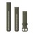 Ремінець до годинника Garmin Quick Release Bands (20 mm) Moss Silicone Band With Green Hardware