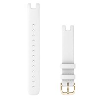 Ремінець шкіряний для Garmin Lily™ Bands (14 mm) White Italian Leather with Cream Gold Hardware