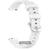 Ремінець силіконовий для Garmin Lily 2 Bands White with Silver Hardware Ремінець силіконовий для Garmin Lily 2 Bands White with Silver Hardware