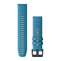 Ремінець силіконовий для Garmin QuickFit™ 22 Watch Bands Cirrus Blue Silicone