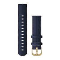 Шкіряний ремінець для Garmin Quick Release Bands (18 mm) Blue Leather with Light Gold Hardware