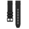 Шкіряний ремінець для годинника Garmin Fenix 5s/6s/7s 20 Watch Bands Black Leather
